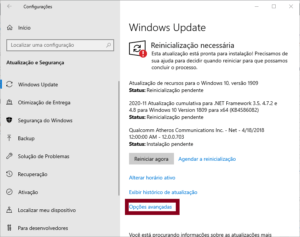 Windows 10 reiniciando sozinho